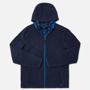 NWT - Rhone Reversible Montage Fleece Full Zip Hoodie